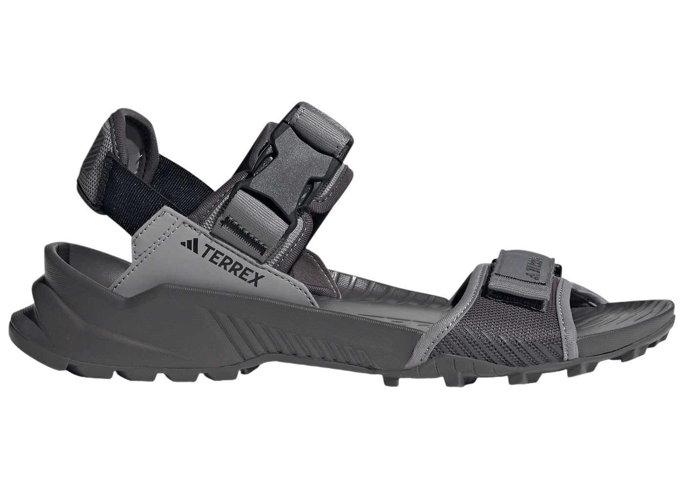 Terrex Hydroterra Sandals Charcoal Solid Grey Charcoal Core Black