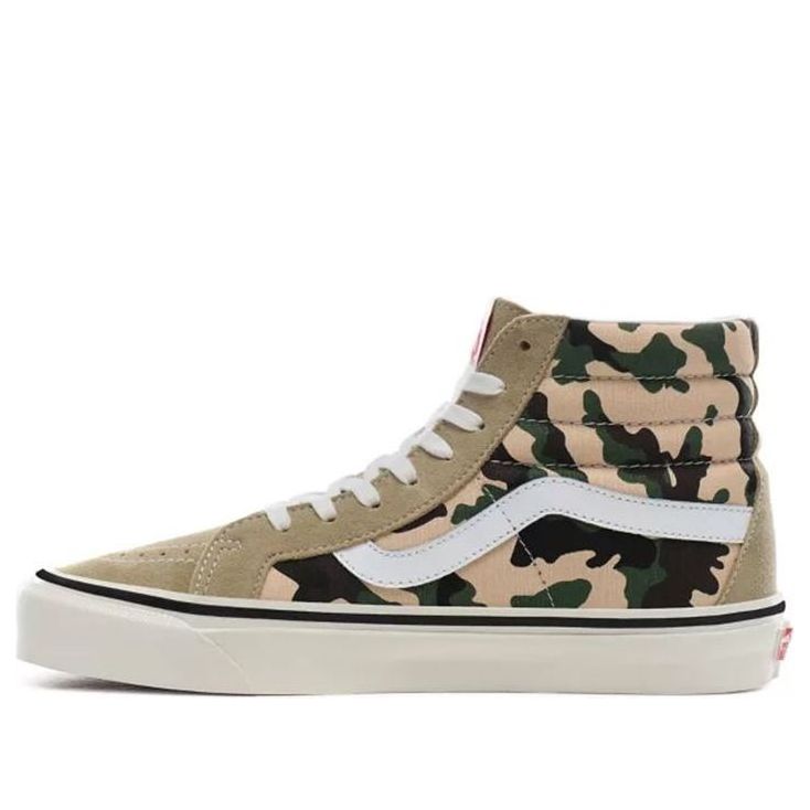 Tenisky a topánky Vans SK8-HI 38 DX Anaheim Factory OG Camo Zelené | VN0A38GFTU6