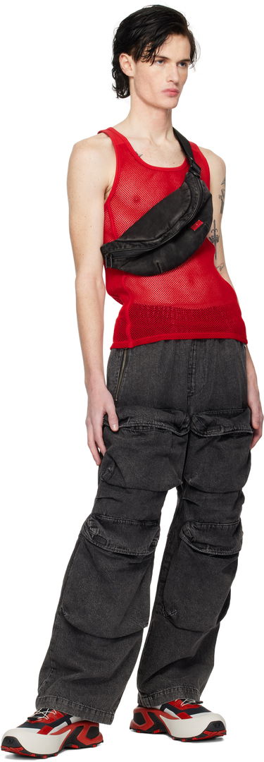 Ľadvinka Diesel Black Denim Belt Bag Čierna | X10089-P5237-T8013, 3