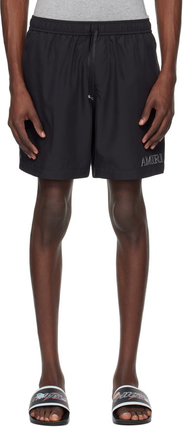 Plavky AMIRI AMIRI 'MA' Outline Shorts Čierna | AMSHCA1101, 0