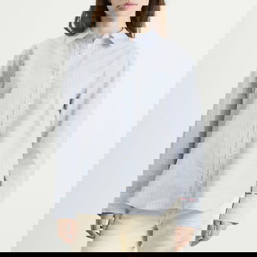Košeľa Samsoe Samsoe Salova Stripe Shirt Modrá | F25400059-CLR002401, 2