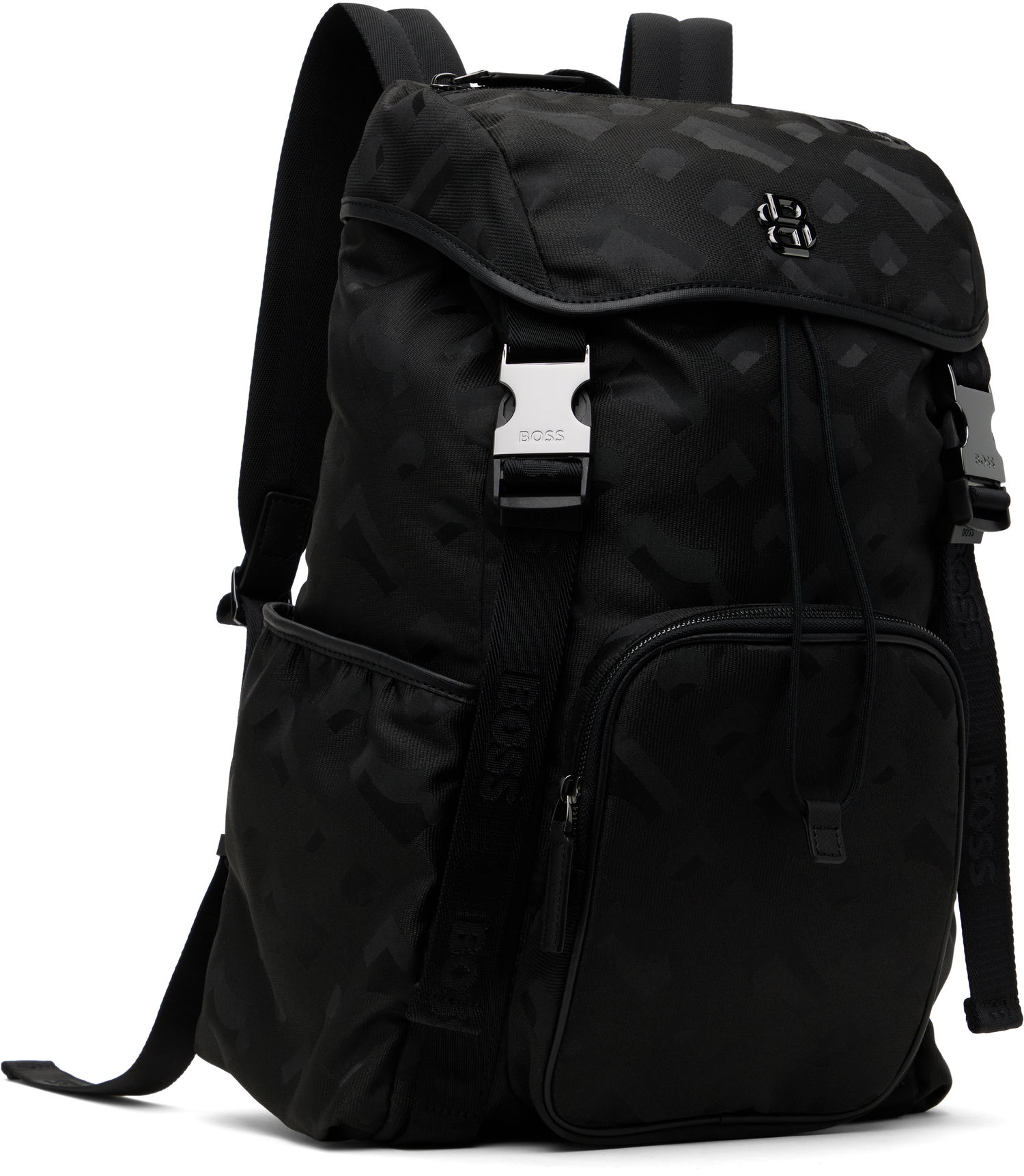 Batoh BOSS Monogram Backpack Čierna | 50536225, 1