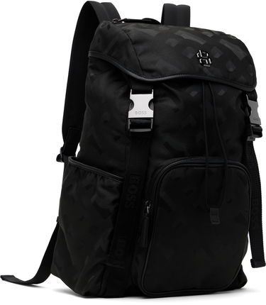 Batoh BOSS Monogram Backpack Čierna | 50536225, 1