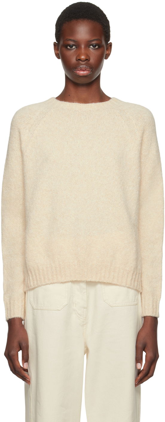 Sveter Max Mara Weekend Max Mara Crewneck Sweater Béžová | 2425366111600, 0
