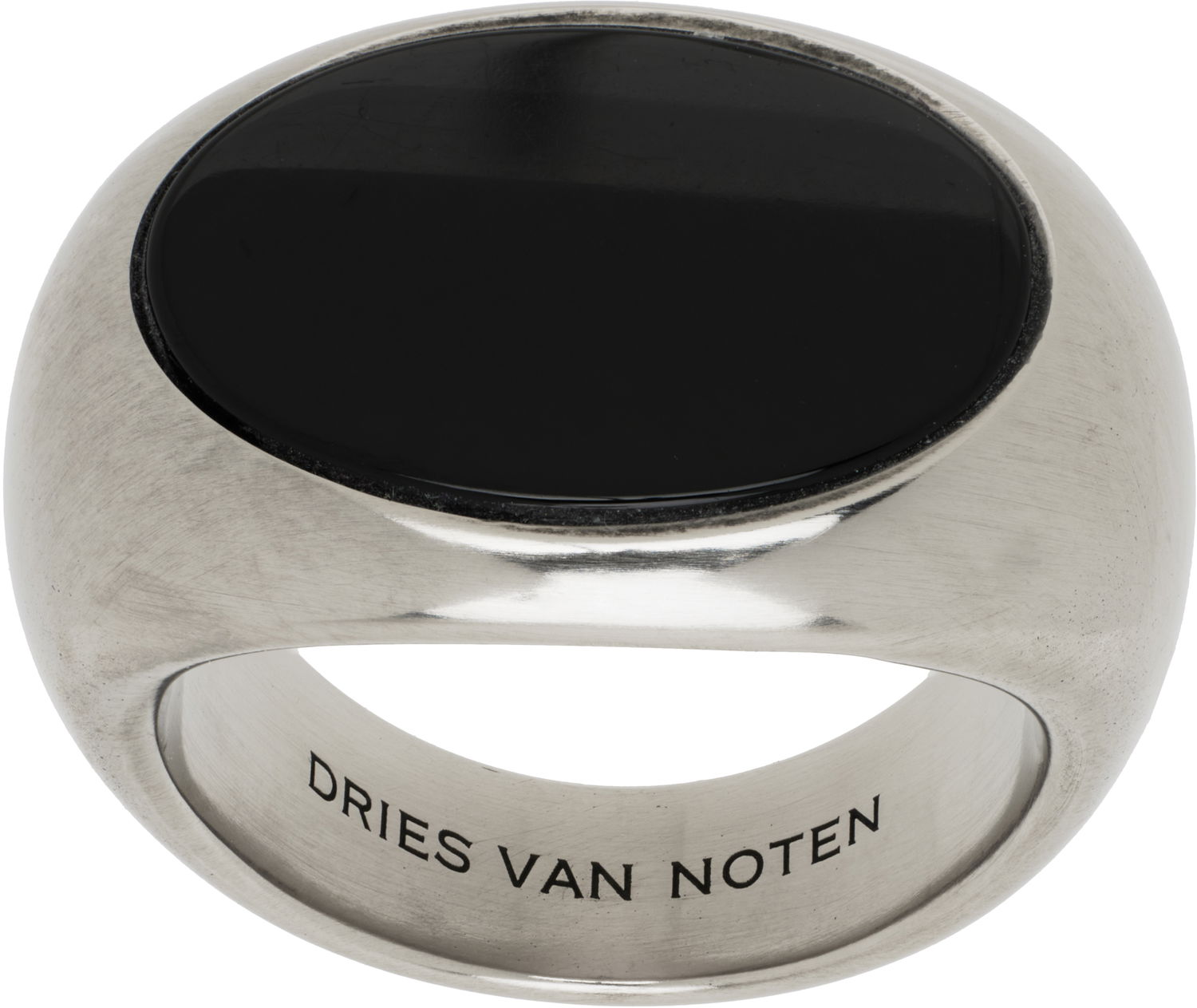 Prsteň Dries Van Noten Dries Van Noten Stone Signet Ring Metalická | 251-028202-092, 0