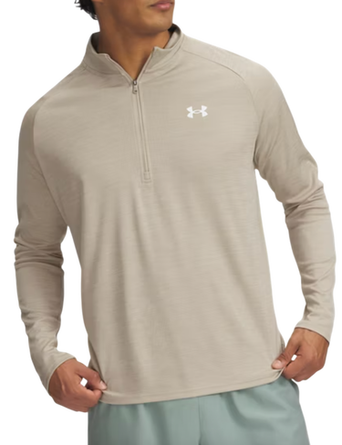 Mikina Under Armour Under Armour Tech Textured 1/2 Zip Sweatshirt Béžová | 1382797-299, 0