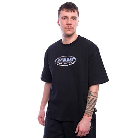 Tričko Karl Kani Karl Kani Woven Signature Chrome Logo Crop Tee Čierna | KK-60300358, 0