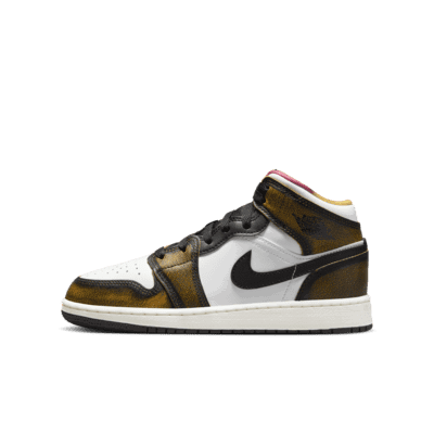 Tenisky a topánky Jordan Air Jordan 1 Mid Wear Away "Orange" GS Oranžová | DQ8418-071, 0
