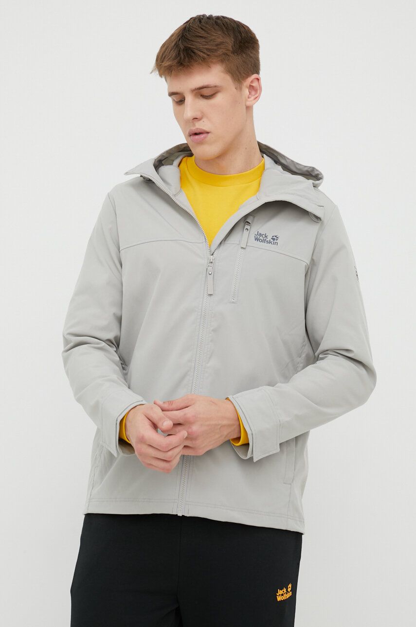 Vetrovka Jack Wolfskin Desert Wind Šedá | 1306411.6954, 0