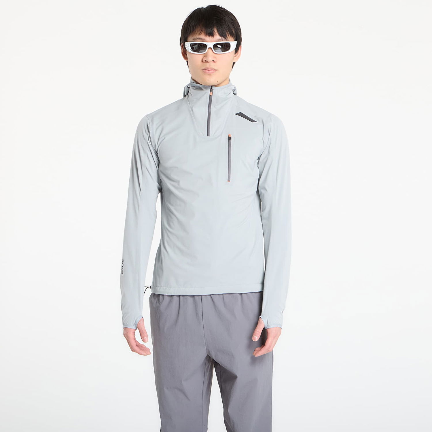 Bunda Soar Running Winter Anorak Šedá | AW25-SJ6M-GRE, 0