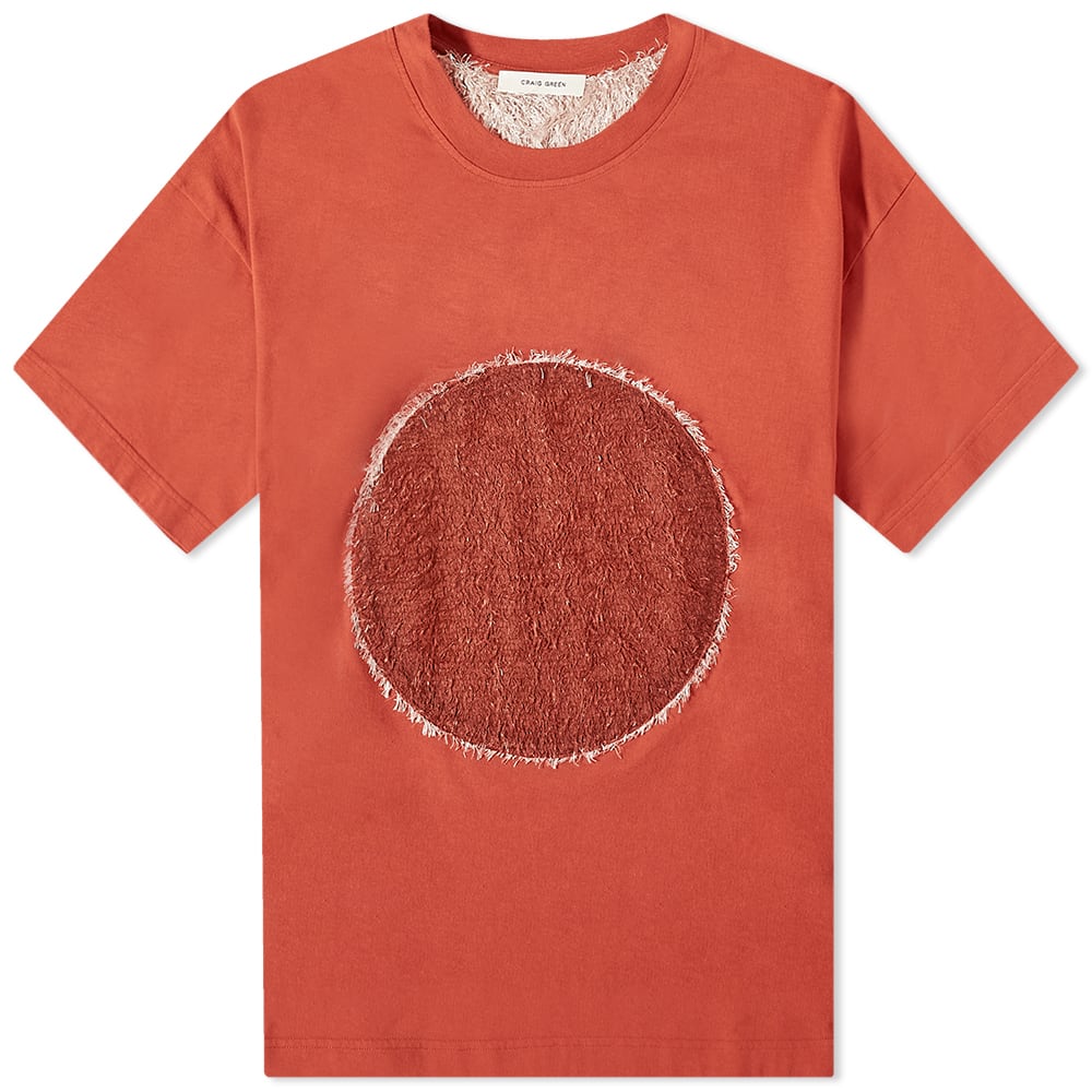 Tričko Craig Green Fluffy Patch Tee Oranžová | CGAW22CJETSS08-RED, 0