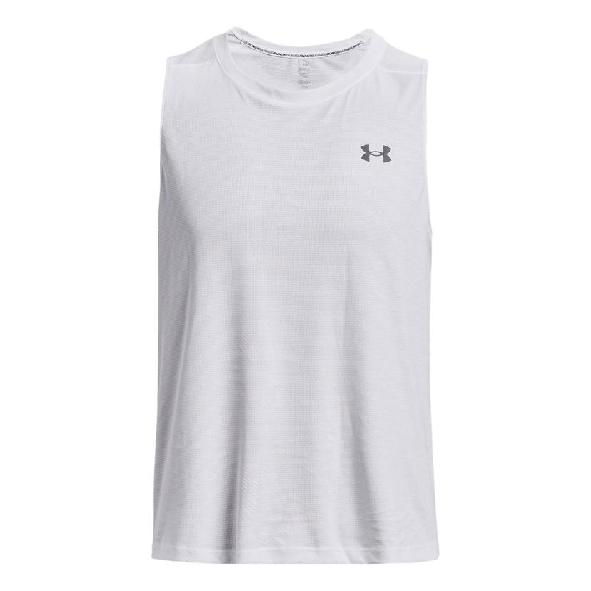 Tielko Under Armour Launch Elite Men's Running Tank Top Biela | 1376994-100