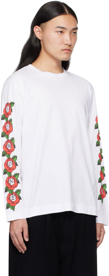 Tričko Simone Rocha Simone Rocha Cluster Rose Logo Print T-shirt Biela | 5194P33P34-M 0569, 1