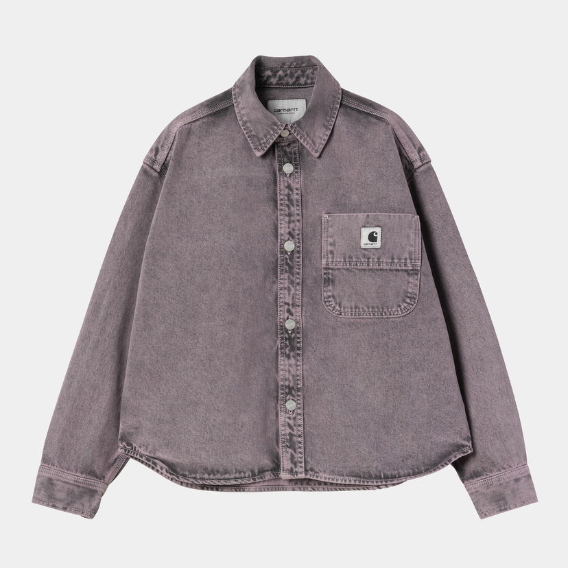 Košeľa Carhartt WIP Carhartt WIP Georgia Shirt Jacket Fialová | I035823_6