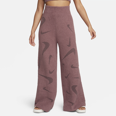 Nohavice Nike Sportswear Phoenix Cozy Bouclé Trousers Hnedá | FD4288-208, 0