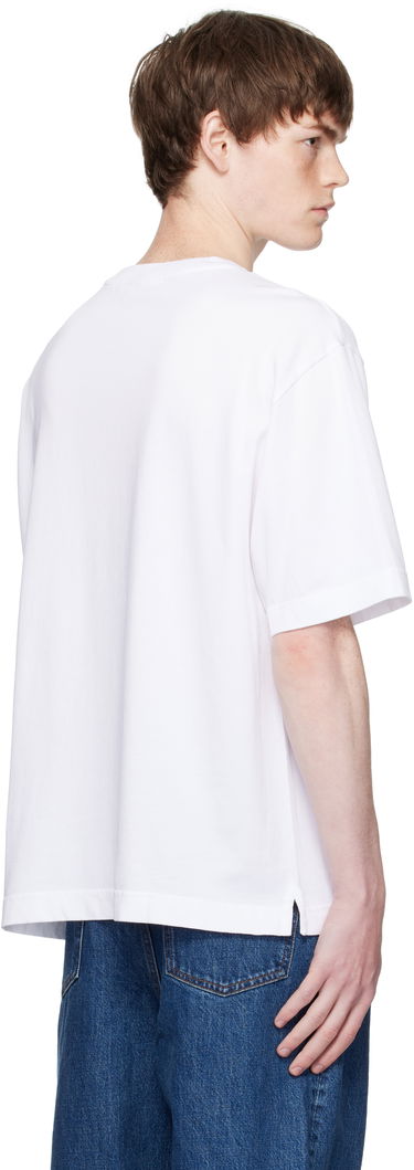 Tričko MAISON KITSUNÉ Maison Kitsuné Fox Head Patch Comfort T-Shirt Biela | PM00109KJ0119, 2