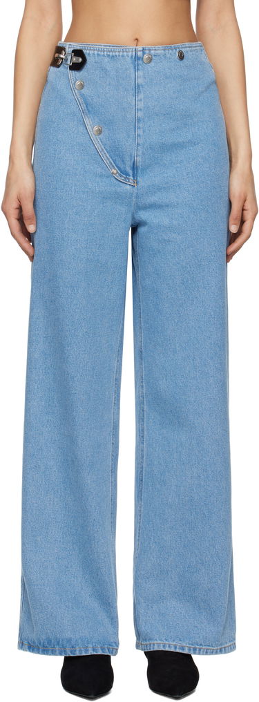 Džínsy Nanushka Nanushka Makena Wide Leg Jeans Modrá | NW25RSPA09353, 0