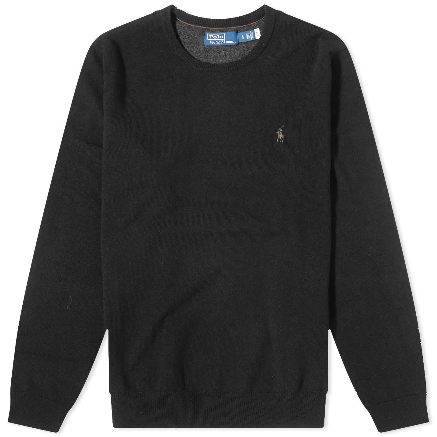 Mikina Polo by Ralph Lauren Polo Ralph Lauren Lambswool Crew Knit Polo Čierna | 710876714003, 0