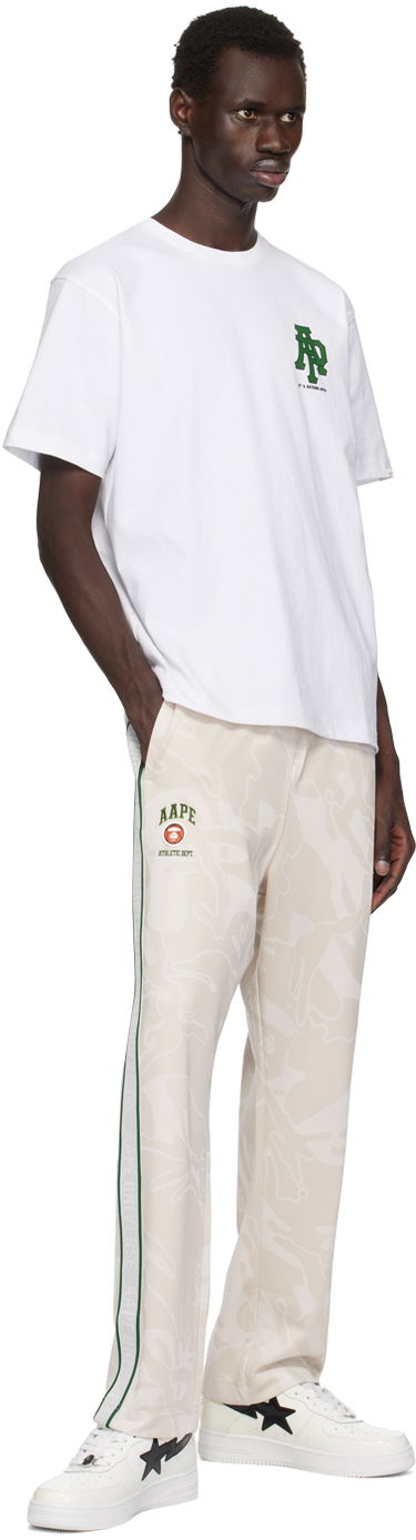 Tričko AAPE by A Bathing Ape AAPE by A Bathing Ape Logo Short Sleeve T-Shirt Biela | AAPTEM1562XXNWHX, 3
