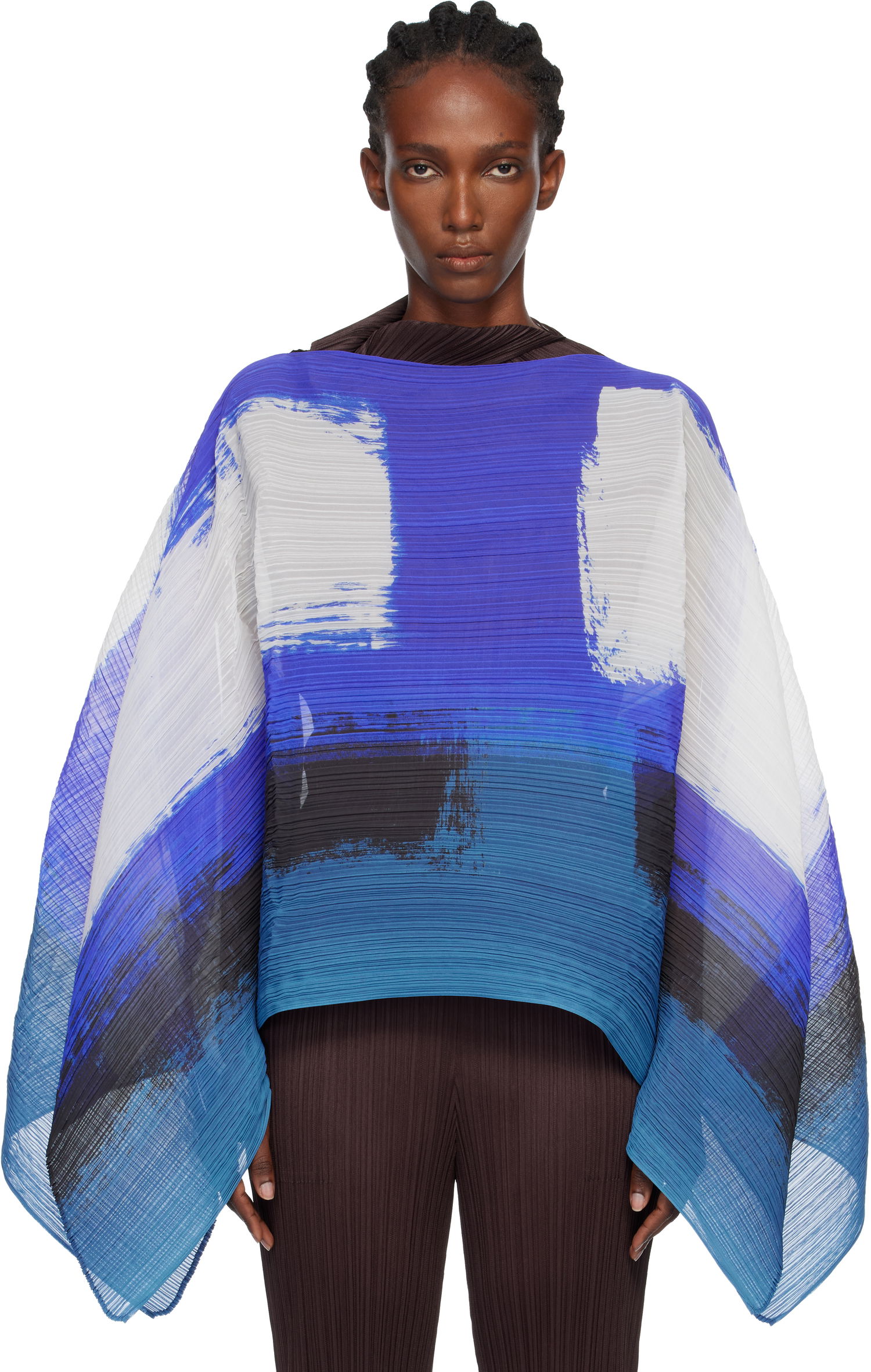 Tričko Pleats Please Issey Miyake PLEATS PLEASE ISSEY MIYAKE Jump Madame-T Pleated Abstract Print Top Rôznofarebný | PP59AD121, 0