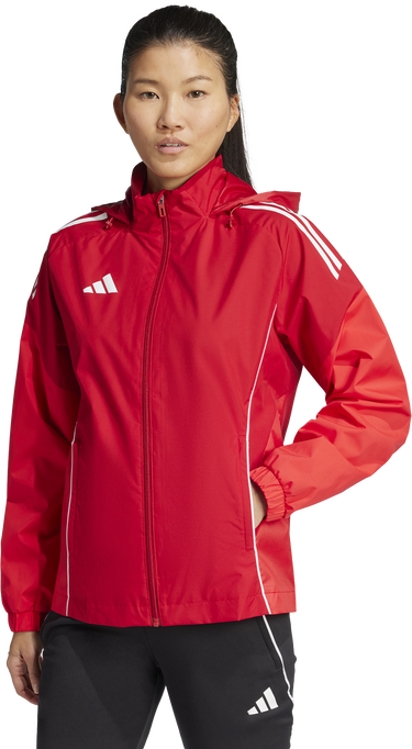 Vetrovka adidas Originals adidas TIRO25C Hooded Jacket Červená | ji6535, 2