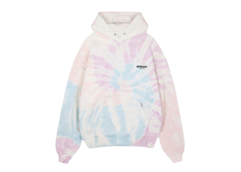 Mikina Represent Clo Represent Owners Club Hoodie Tie Dye Rôznofarebný | MH4004-454