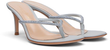 Tenisky a topánky Gianvito Rossi Gianvito Rossi India Thong 70 Heeled Sandals Šedá | G13270-70RIC-XCN, 3