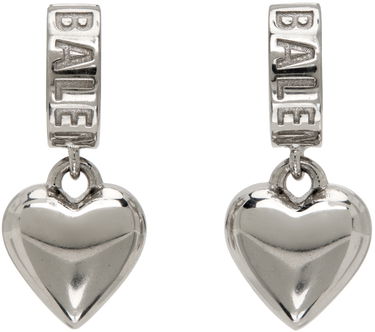 Náušnice Balenciaga Sharp Heart Earrings Šedá | 766336 J8300, 0