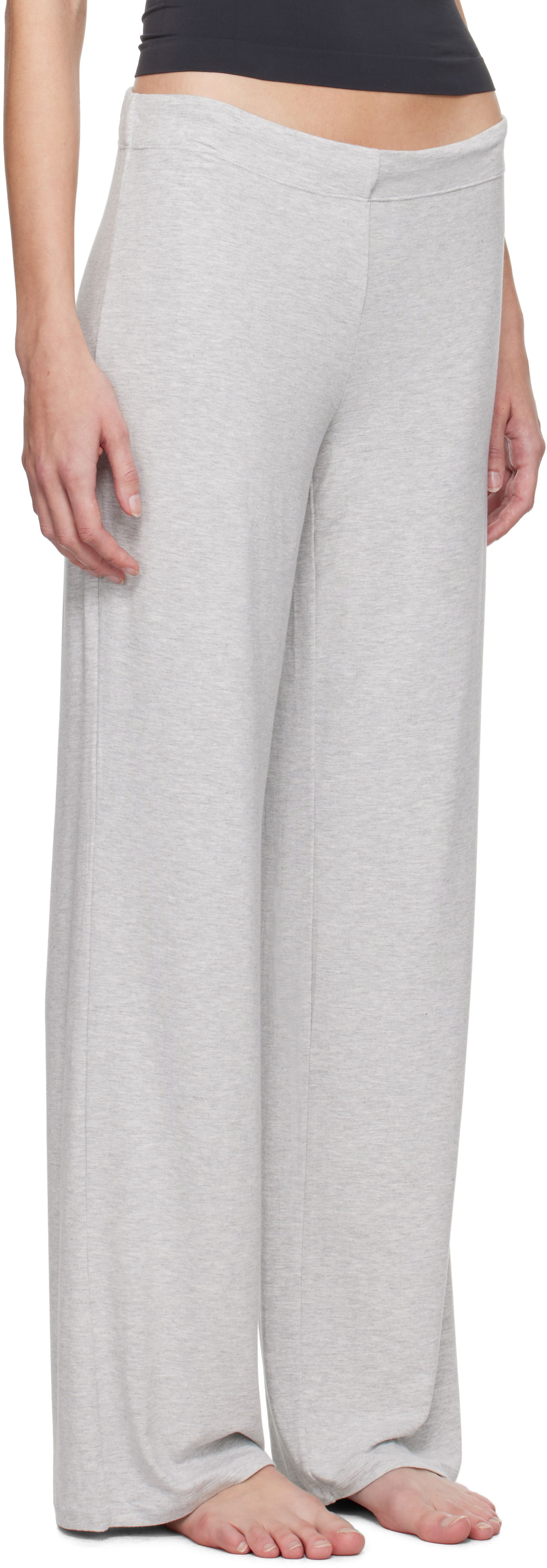 Nohavice SKIMS SKIMS Sleep Straight Leg Pajama Pants Šedá | BO-STR-4085, 1