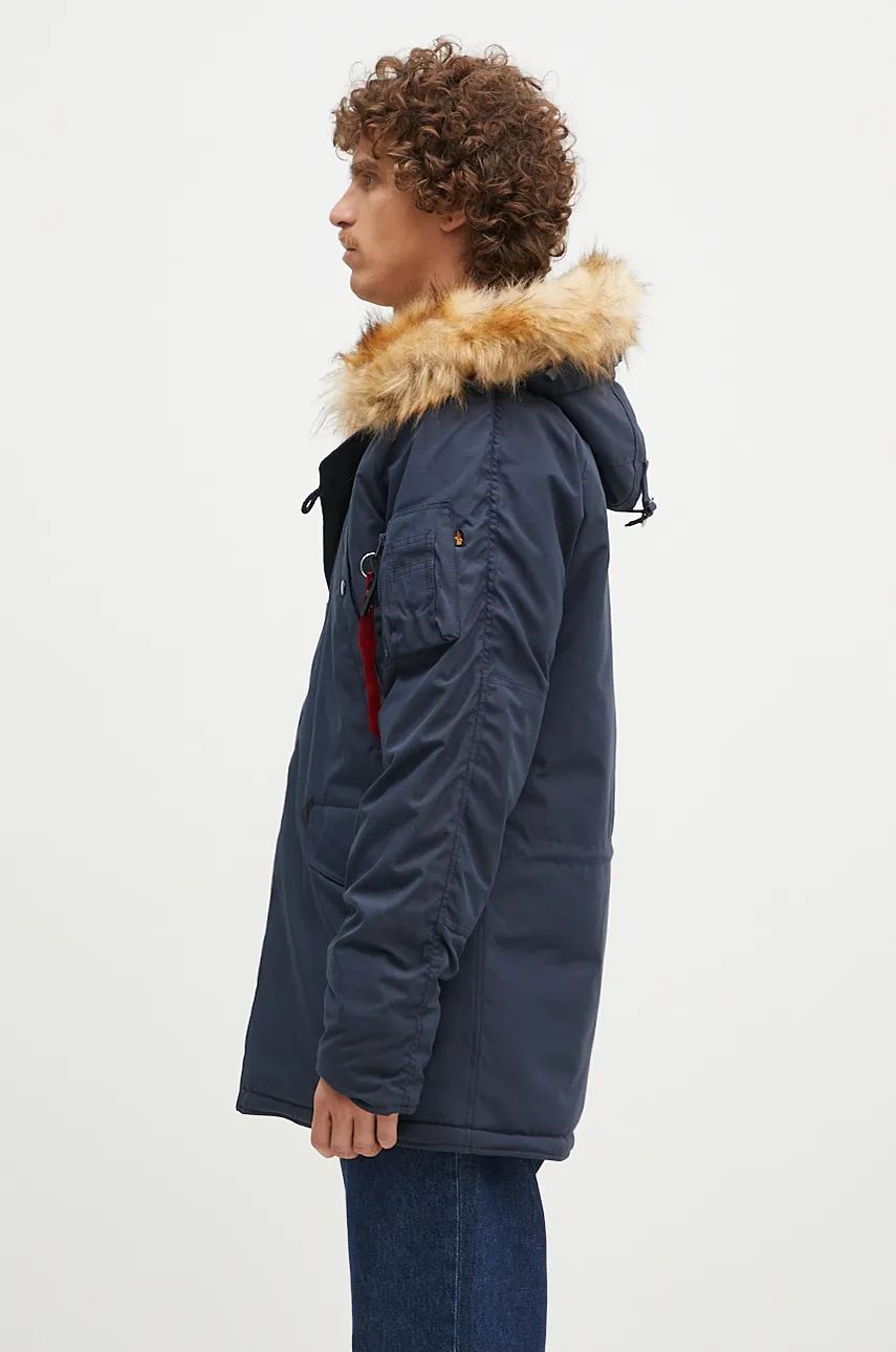 Parka Alpha Industries Explorer Winter Parka Modrá | 193128.07, 1