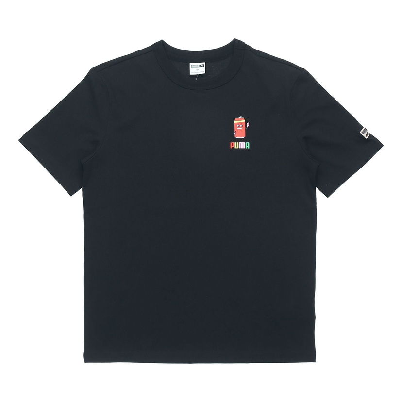 Tričko Puma Sports Alphabet Print T-Shirt Čierna | 531335-51