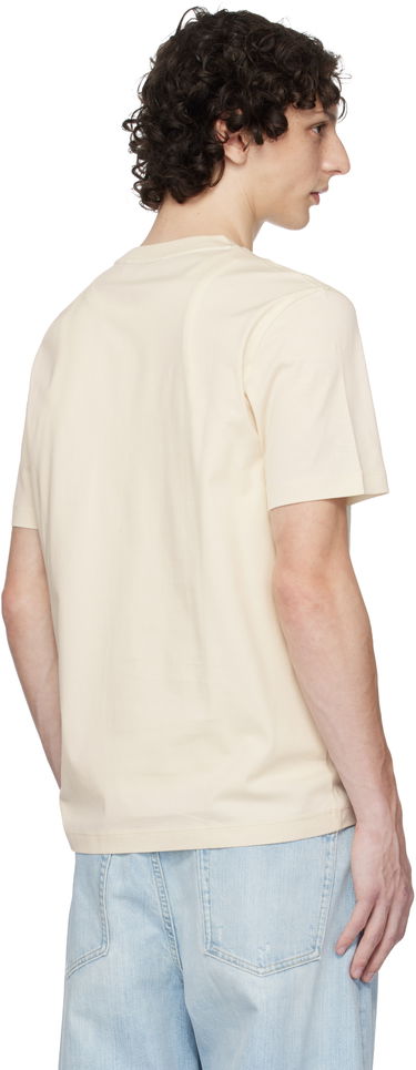 Tričko BOSS BOSS Cotton-Jersey Logo T-Shirt Béžová | 50495742, 2