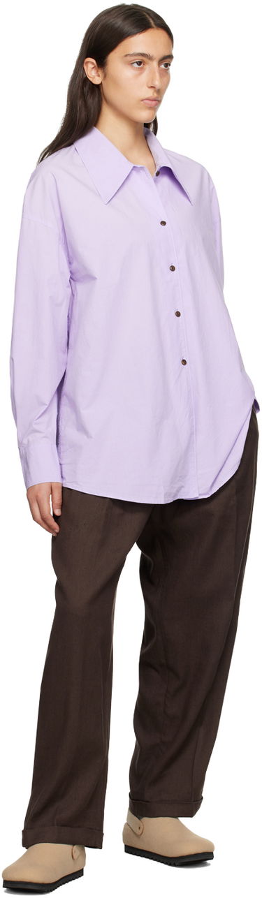 Nohavice YMC YMC Keaton Pleated Trousers Hnedá | Q4UMI, 3