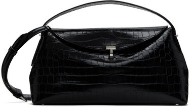 Kabelka TOTEME Toteme T-Lock Croco Top Handle Bag Čierna | 243-WAL961-LE0076, 0