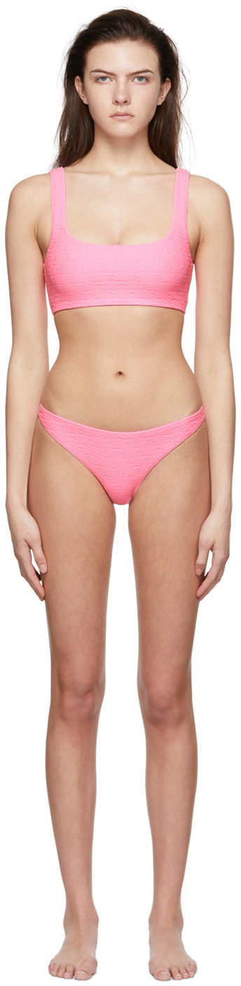 Plavky Alexander Wang Alexander Wang.t Nylon Bikini Ružová | 4CC2228025/4CC2228026, 0