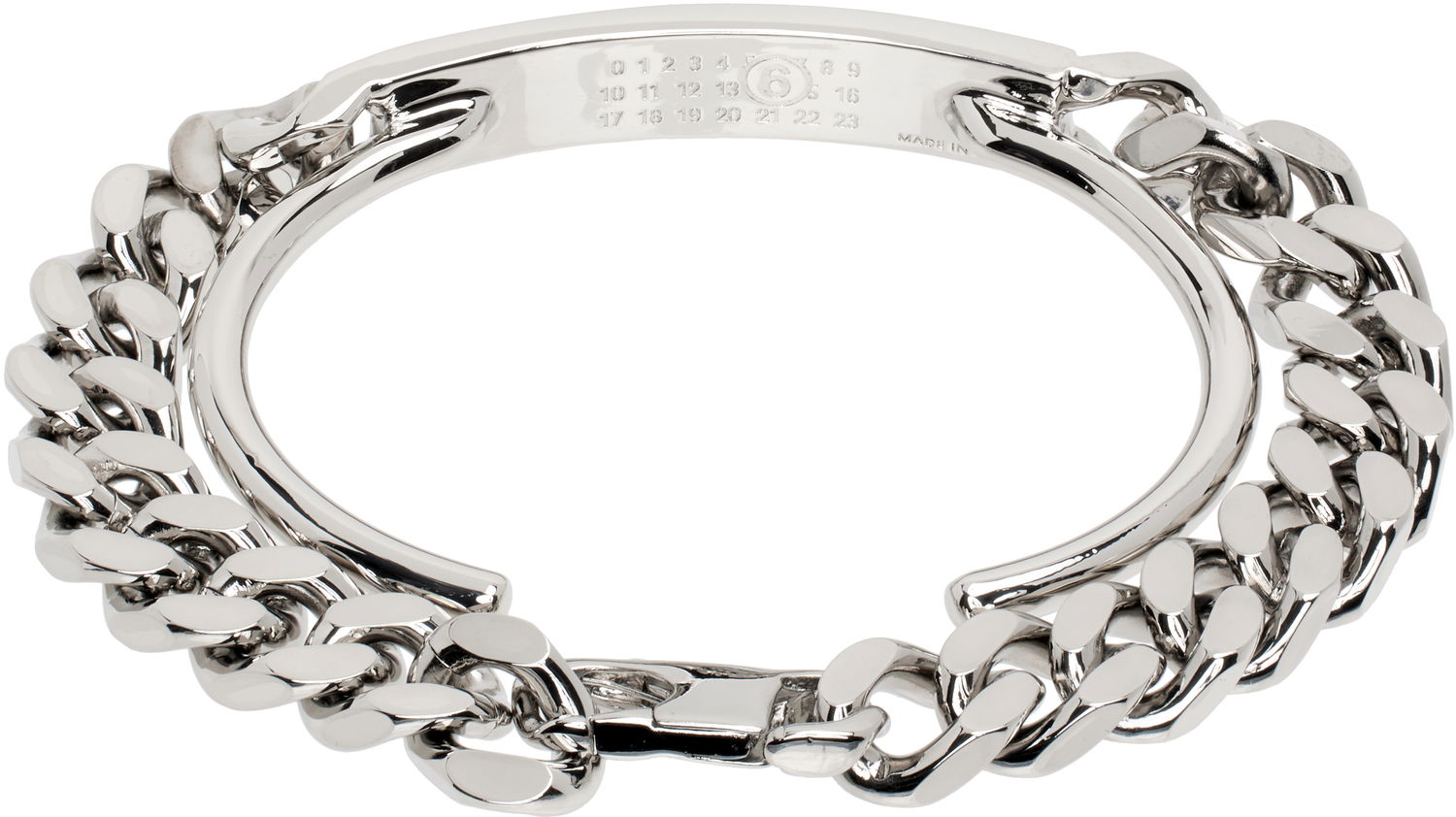 Náramok Maison Margiela MM6 Maison Margiela ID Tiered Chain Bracelet Metalická | SM6UY0098 P8371, 1