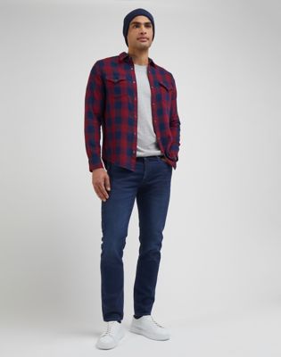 Košeľa Lee Regular Western Shirt Červená | 112341778:XXL, 0
