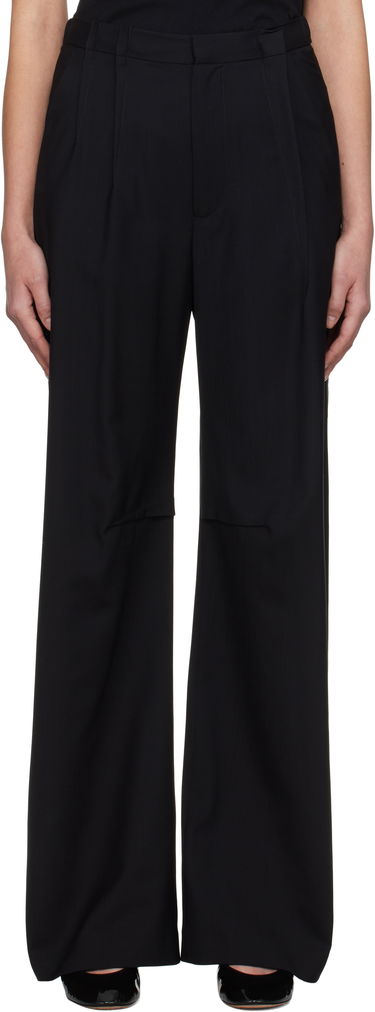 Nohavice Maison Margiela MM6 Maison Margiela Tailoring Wool Trousers Čierna | S52KA0517 M35080, 0