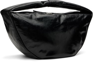 Taška cez rameno BY FAR BY FAR Maxi Cush Creased Leather Shoulder Bag Čierna | MWBSB022LL002BKPL, 2