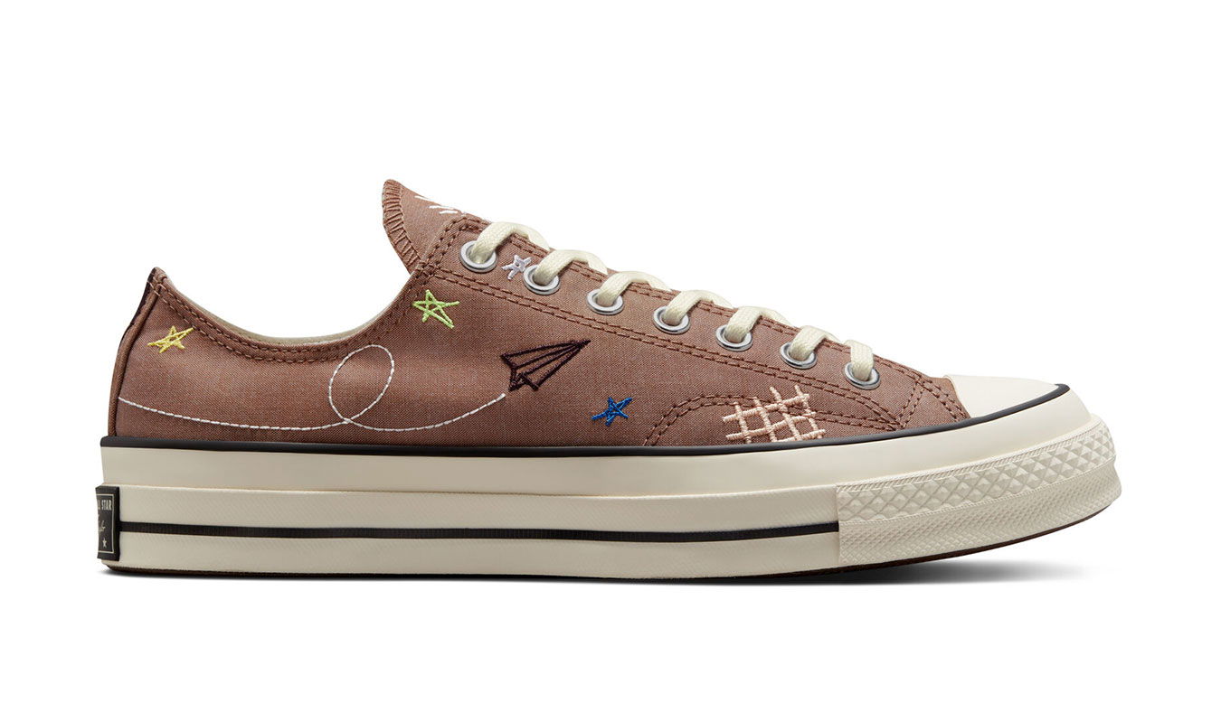 Tenisky a topánky Converse Chuck 70 Embroidered Hnedá | A03665C, 0