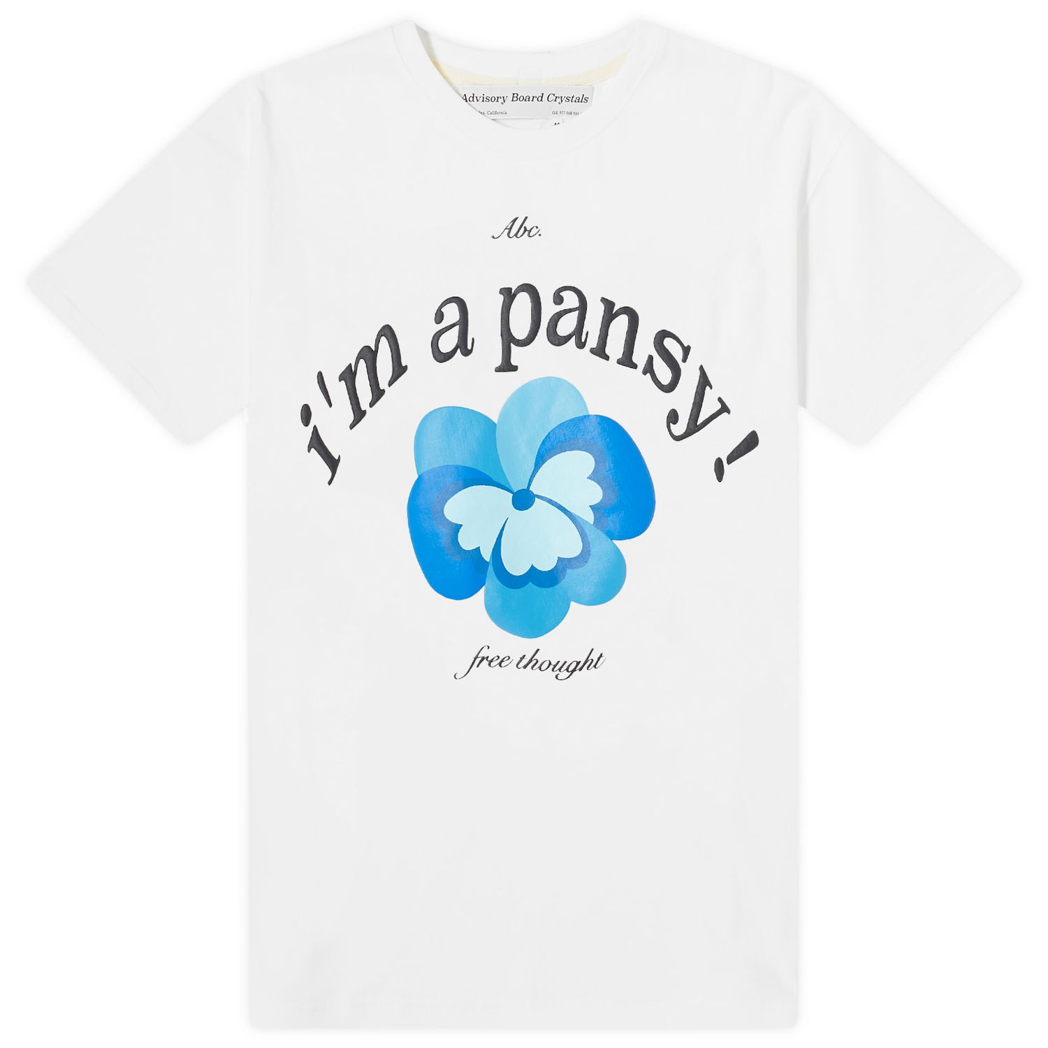 Tričko Advisory Board Crystals Pansy Šedá | ABC-CT-T001-PANSY-WHT, 0