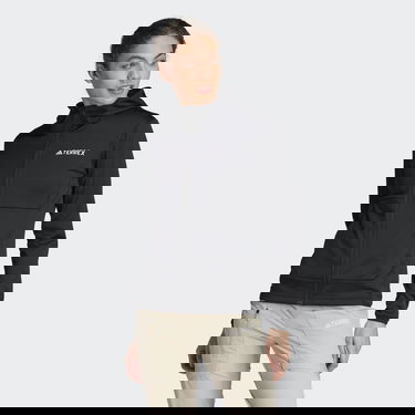 Bunda adidas Performance Terrex Xperior Light Fleece Hooded Jacket Čierna | IB1823, 1