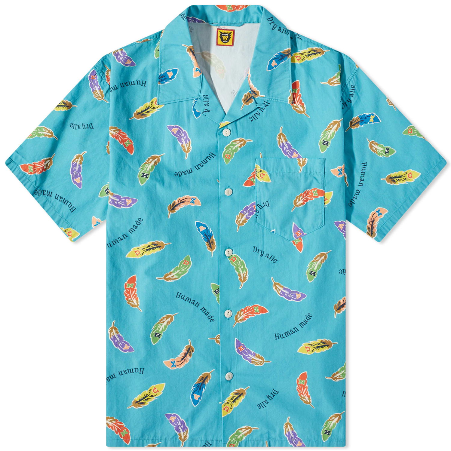 Košeľa Human Made Feather Aloha Vacation Shirt Modrá | HM25SH015-BL, 1