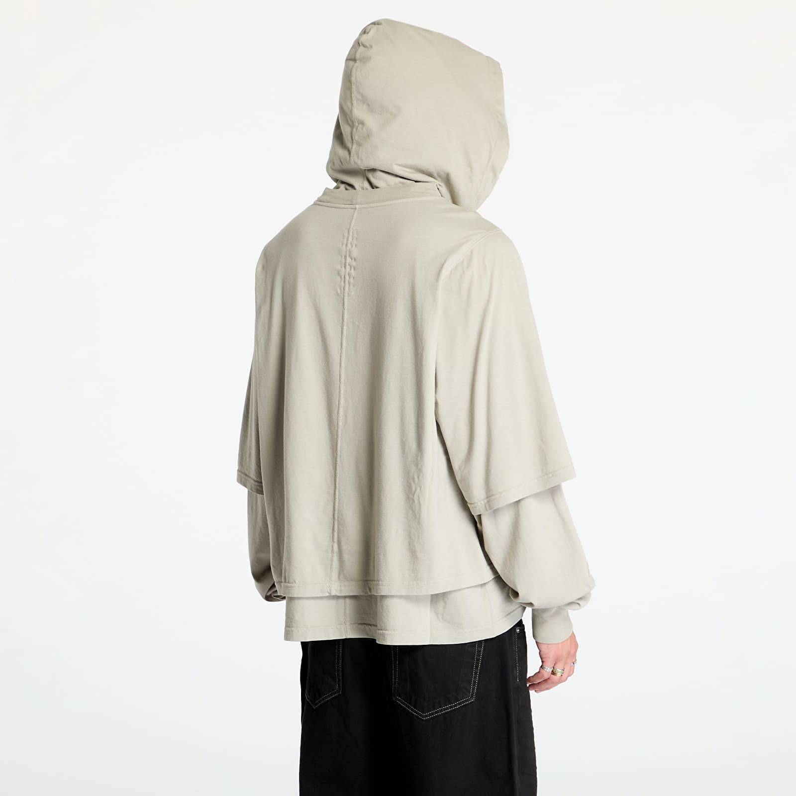 DRKSHDW Knit T-Shirt - Hustler Hoodie Pearl