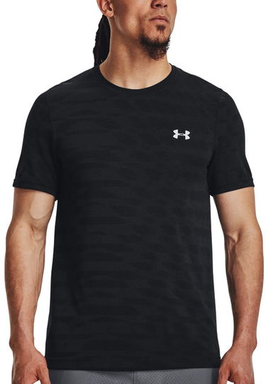 Tričko Under Armour HeatGear Seamless Ripple Tee Čierna | 1379281-001, 0