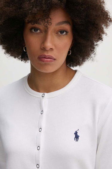 Sveter Polo by Ralph Lauren Lightweight Cardigan by Polo Ralph Lauren Biela | 211941177, 3