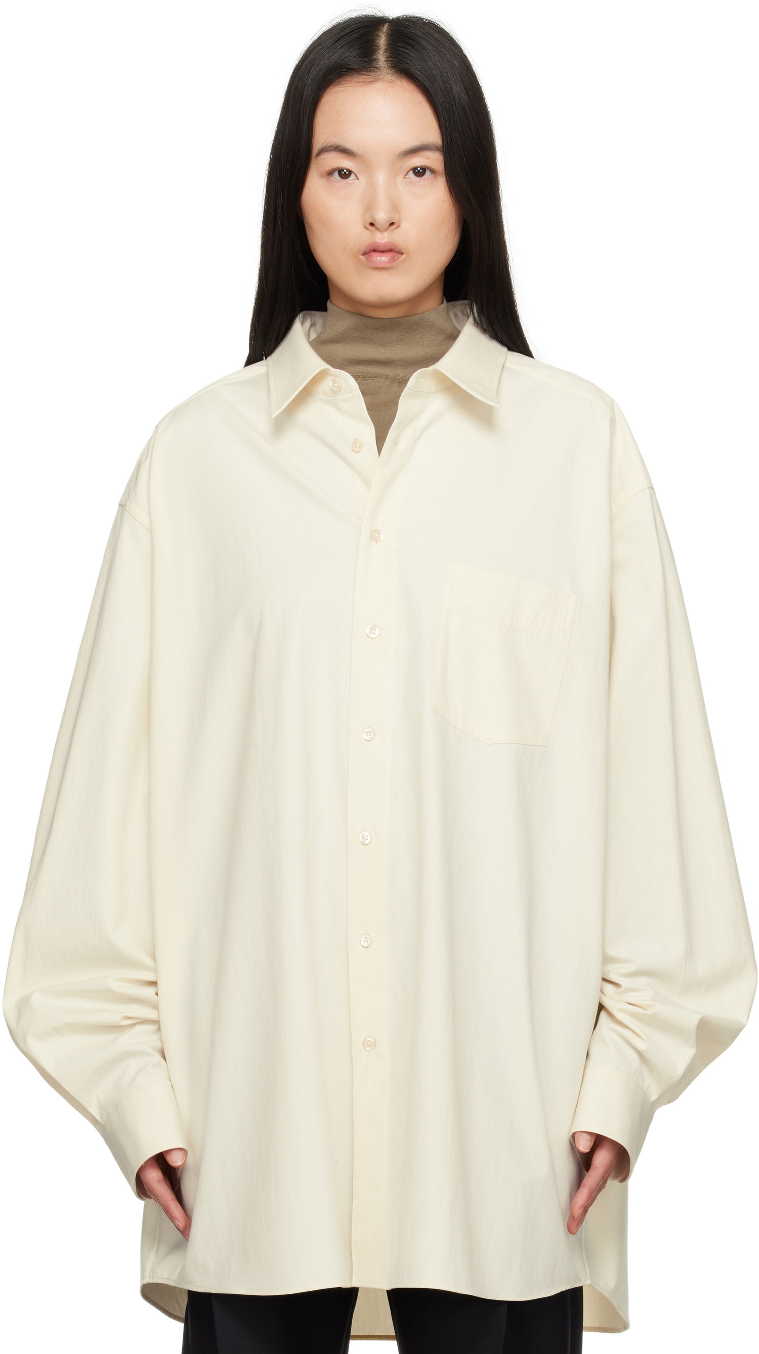 Košeľa Maison Margiela Maison Margiela Oversized Shirt Biela | S51DT0017 S54352, 0