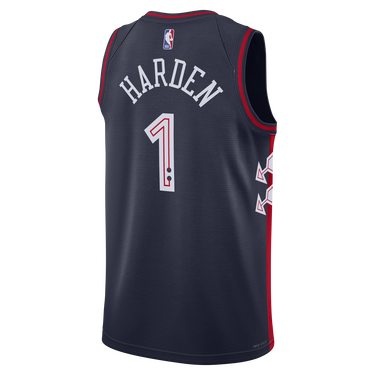 Dres Nike Dri-FIT NBA Swingman James Harden Philadelphia 76ers City Edition 2023/24 Jersey Navy | DX8515-419, 1