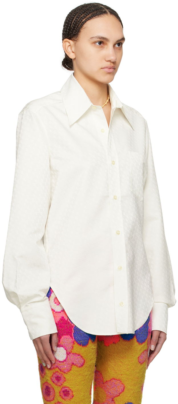 Košeľa ERL White Button-Up Shirt Biela | ERL08B002, 1