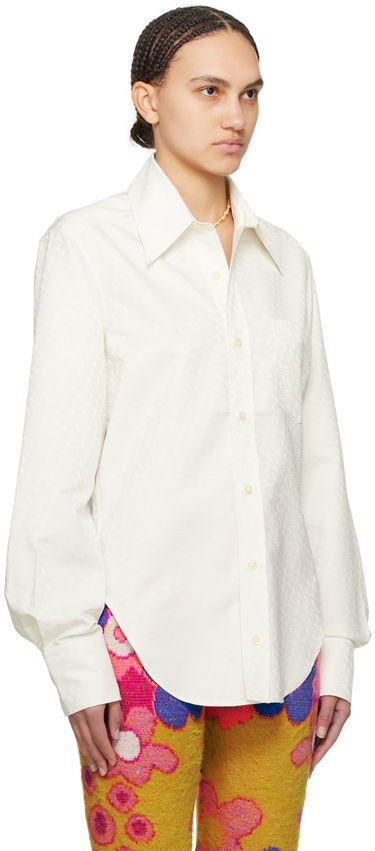 Košeľa ERL White Button-Up Shirt Biela | ERL08B002, 1
